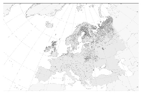 Peatland map of Europe (Source: Tanneberger et al 2017: The peatland map of Europe. Mires & Peat 19 (2017), p. 1-17)